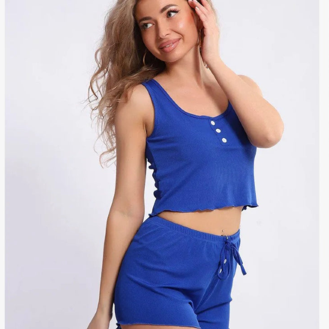 Relaxed Cotton Lounge & Sleep Set