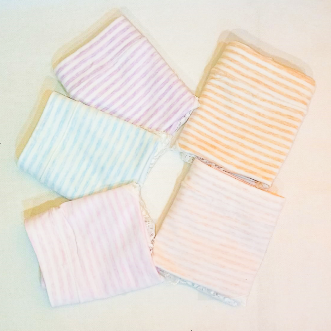 Pack of 2 Ladies Trim Lace Design Cotton Comfy Panties