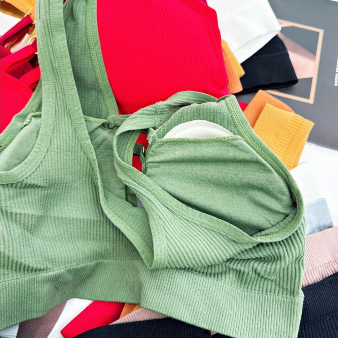 Smooth Contour Padded Bra with Coordinated Thong