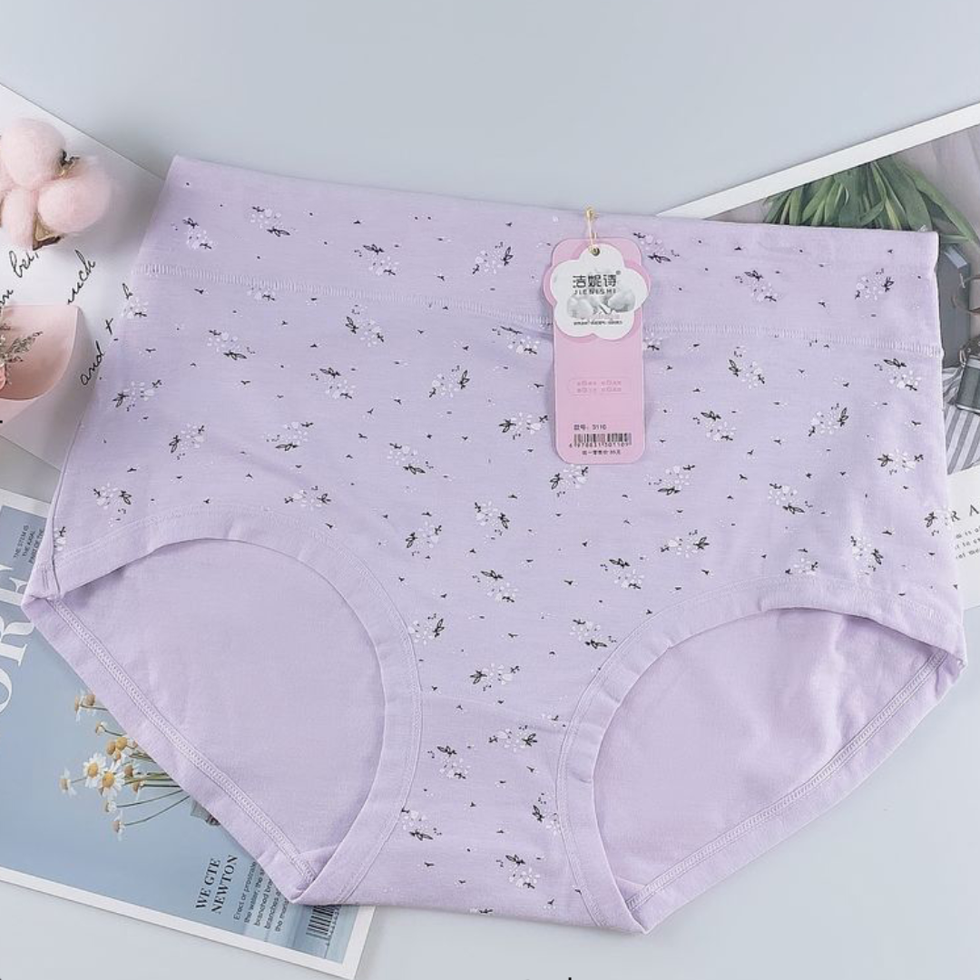 Pack of 2 Jersy Printed High Waist Underwear