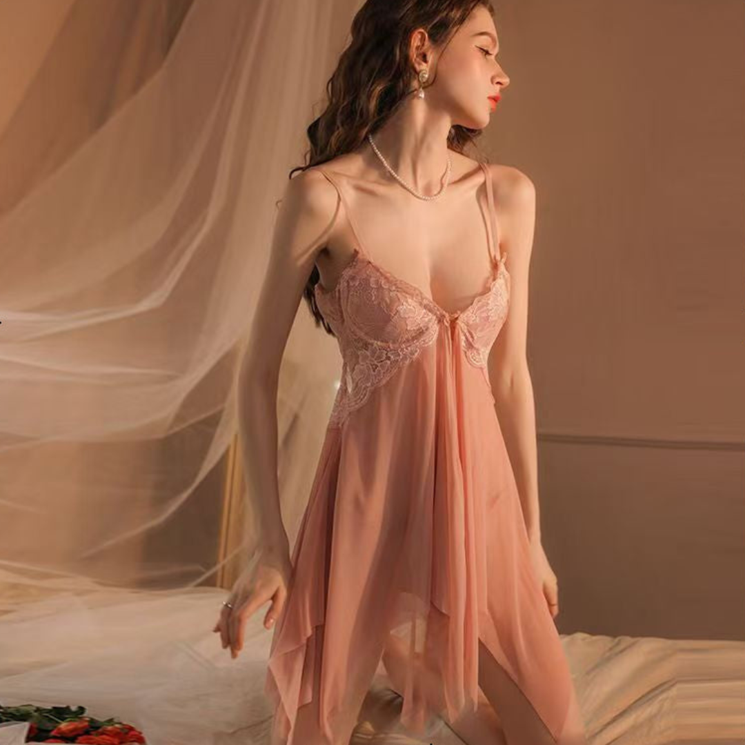 Moonlit Dreams Lace Nighty