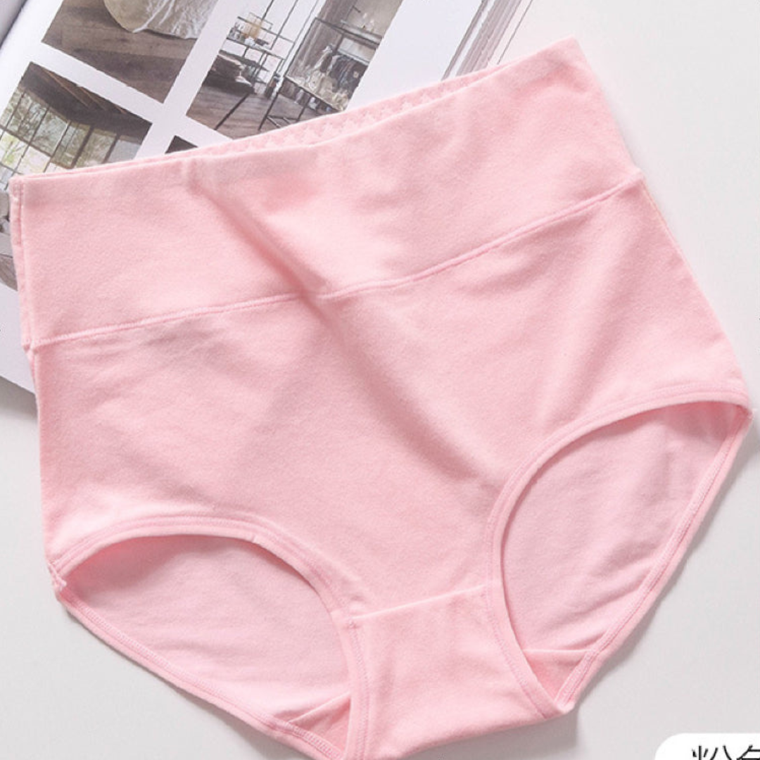 Pack of 2 Soft Cotton High Waist Panties