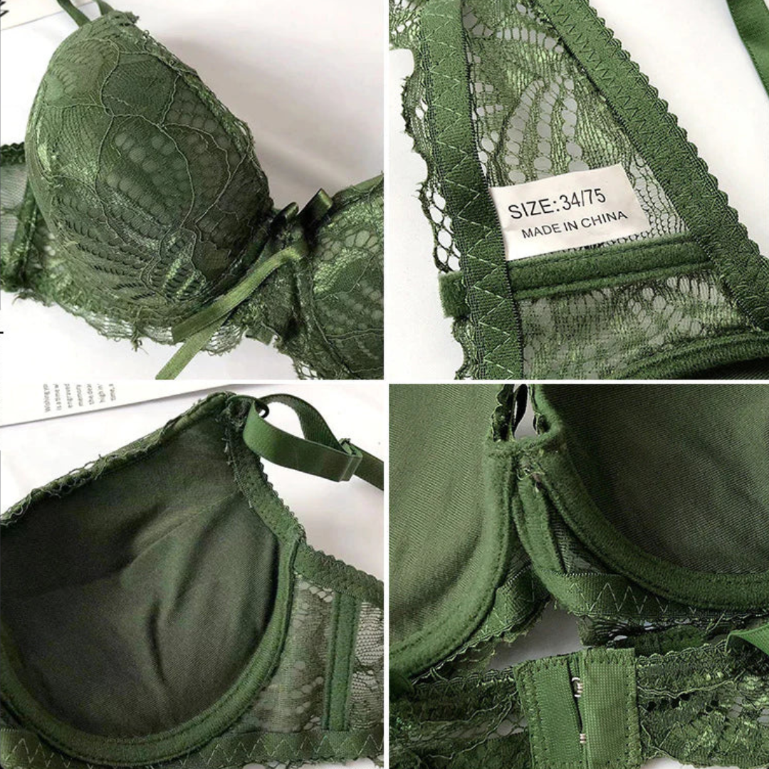 Pack Of 2 Delicate Padded Lace Bras