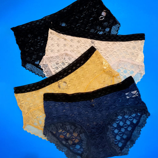Pack of 2 Full Net See through Panties