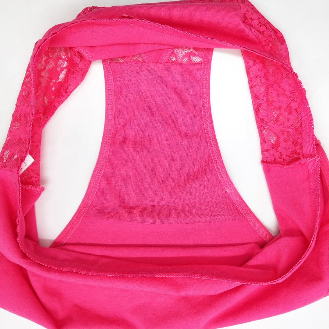 Pack of 2 Trim Lace Soft Jersy Underwear