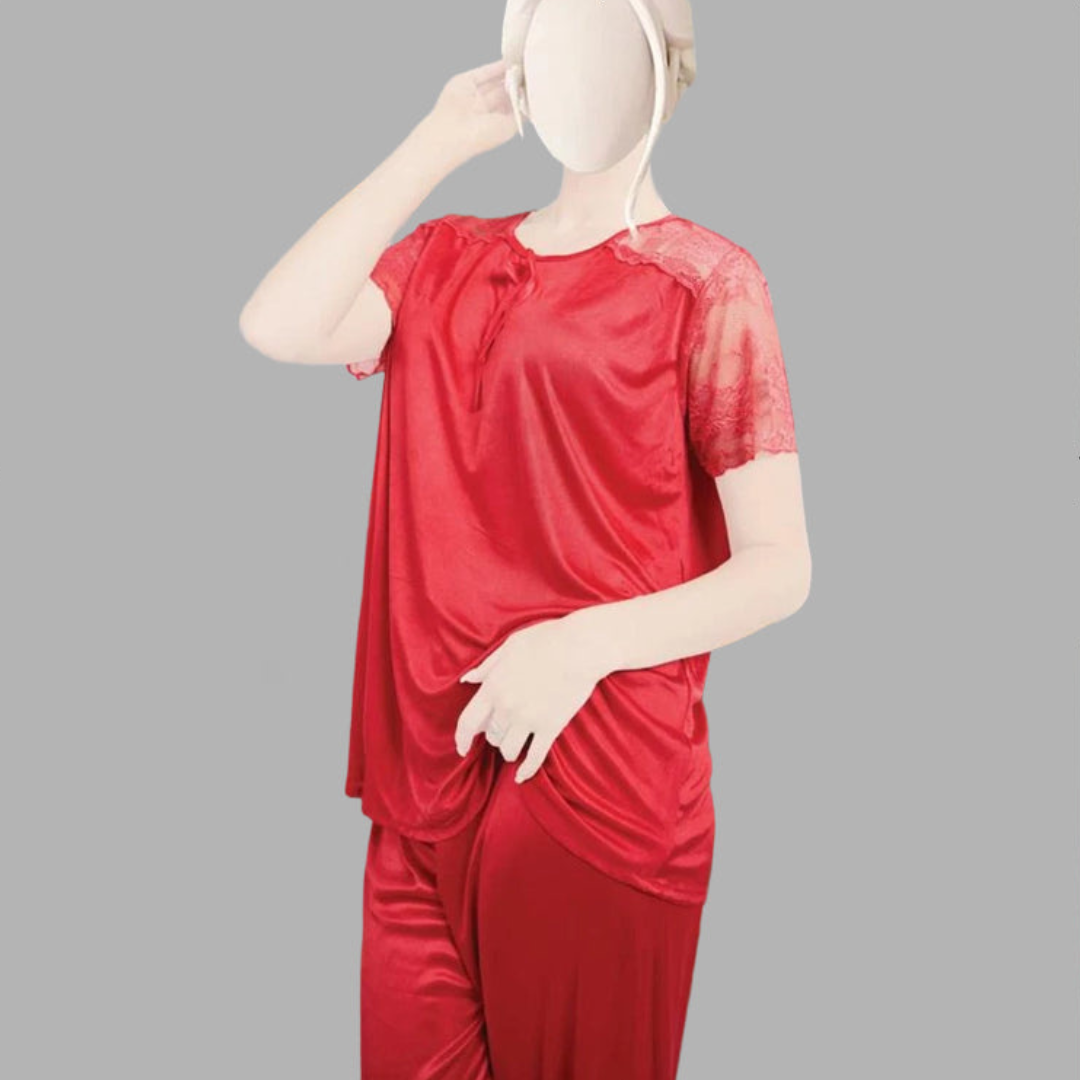 Luxury Satin Silk Smooth Pajama Set