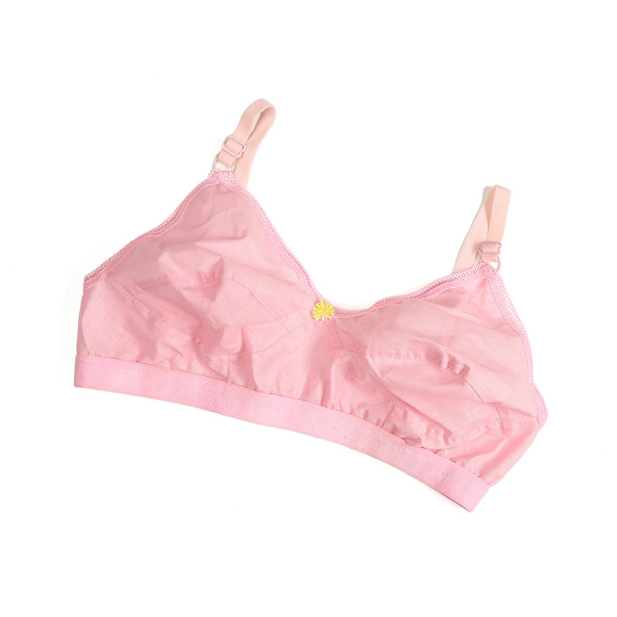 Lightweight Non-Padded Seamless Cotton Bra