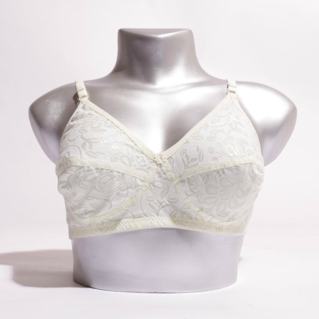 Cotton Unlined Non Padded Wirefree Bra