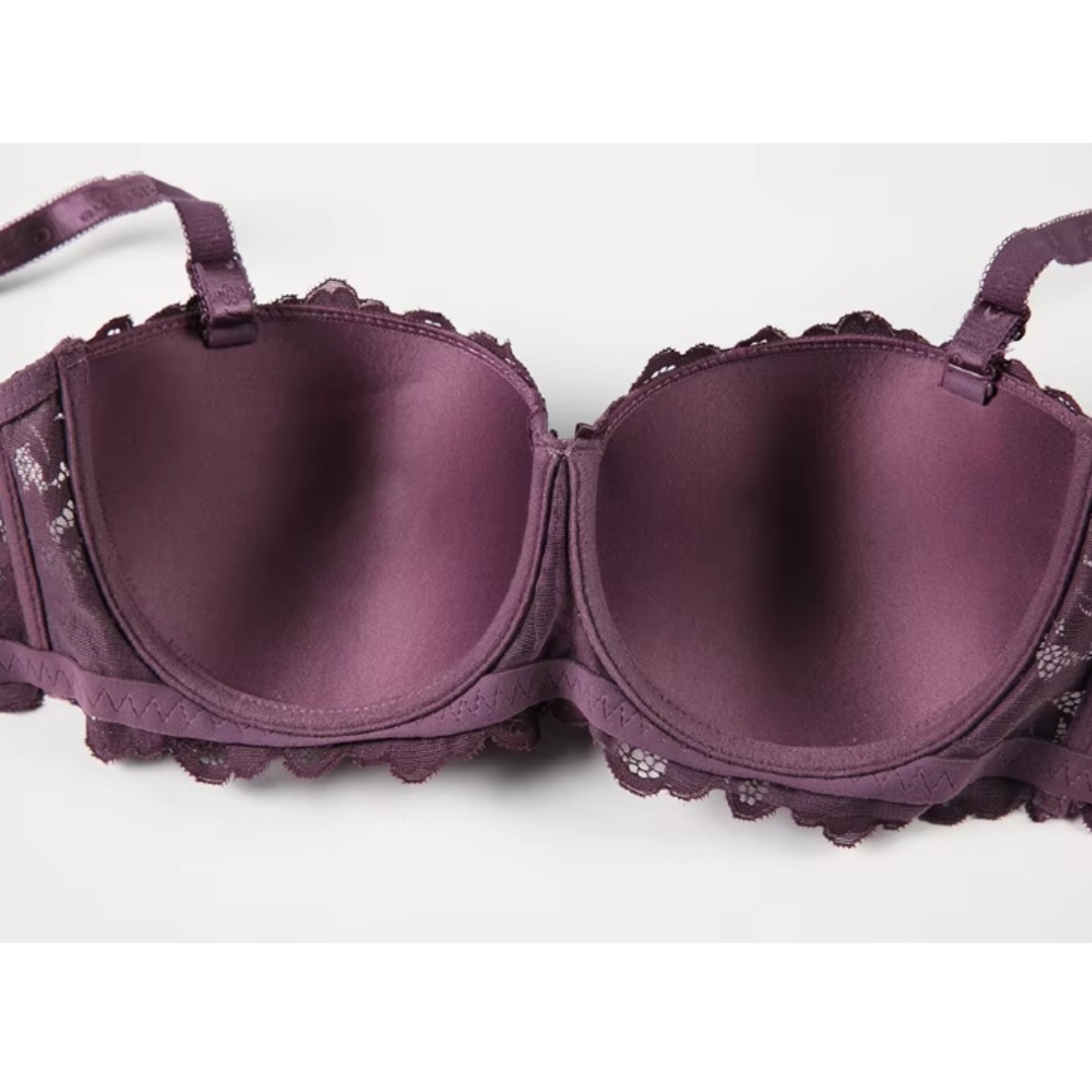 Full Lace Underwired Bra with Soft Padding