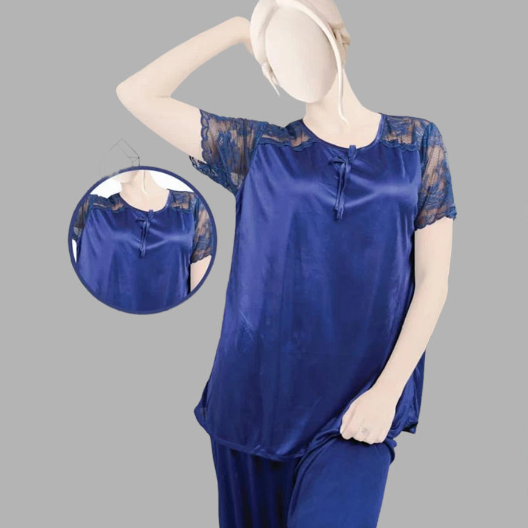 Luxury Satin Silk Smooth Pajama Set