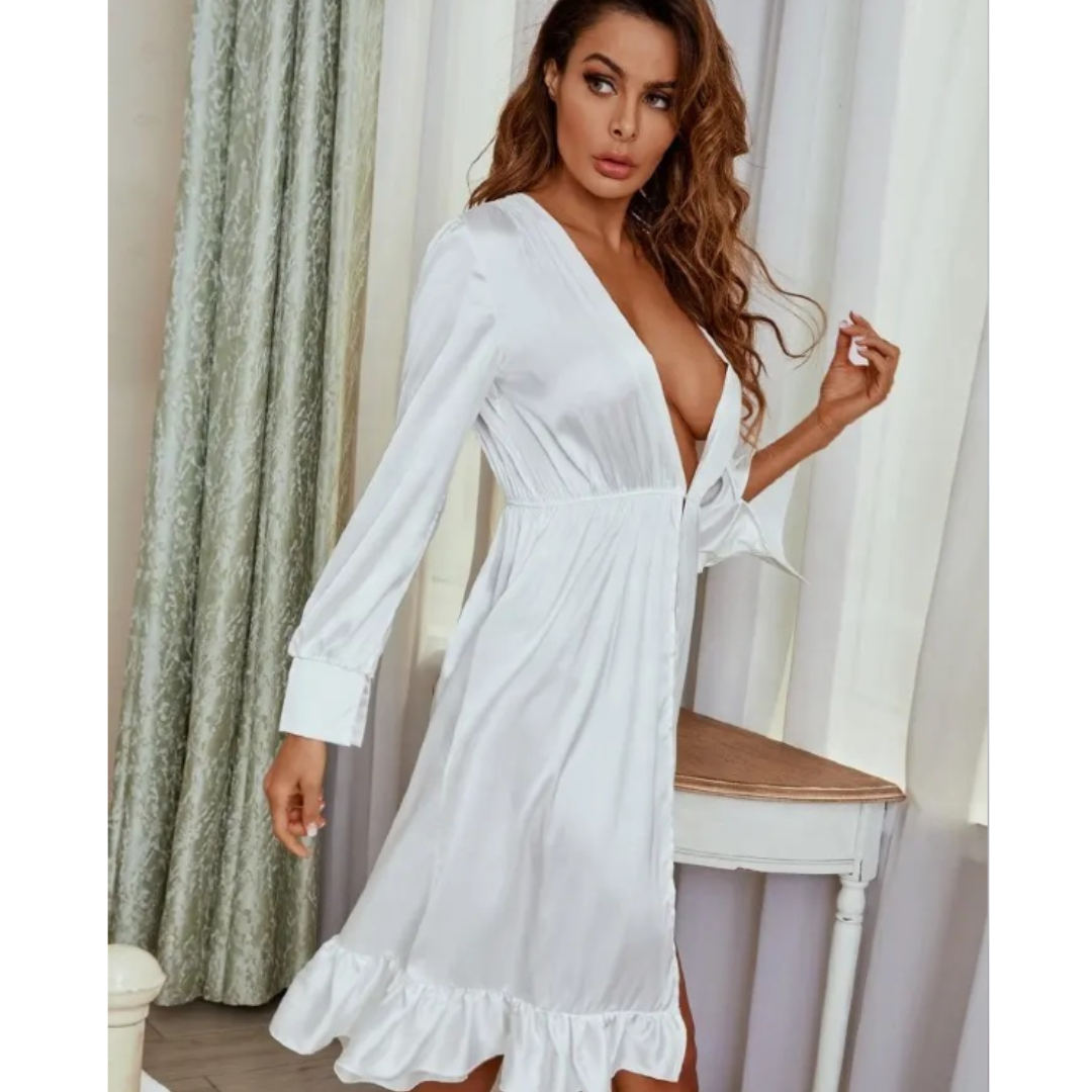 Pack of 2 Satin Silky Stylish Night Gown