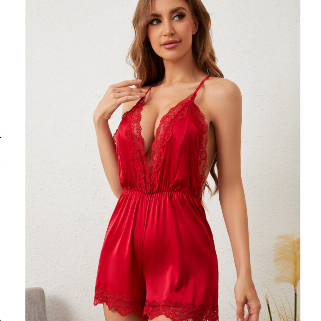 Exotic Luxury Silky Satin Temptation Lingerie