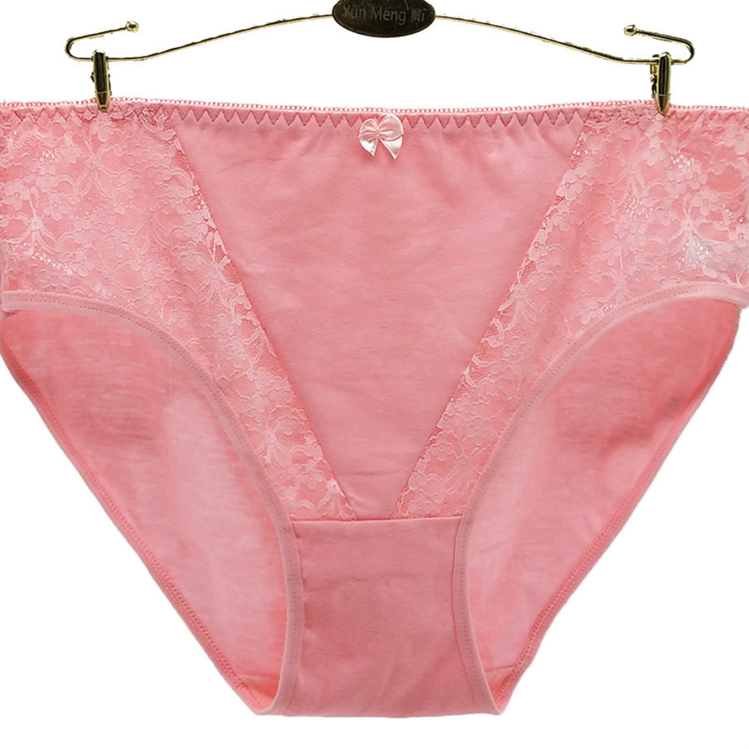 Pack of 2 Trim Lace Soft Jersy Underwear