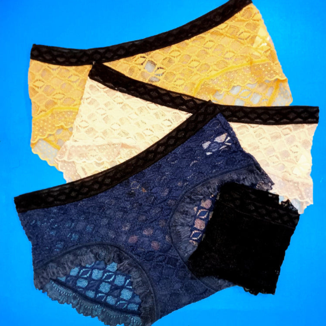 Pack of 2 Full Net See through Panties