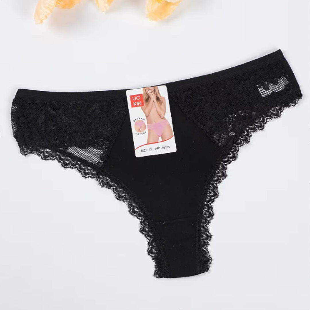 Pack of 2 Soft Touch Lacy Thongs