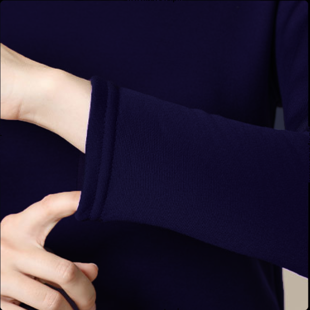 Men's Fleece Thickened Round Neck Thermal Suit