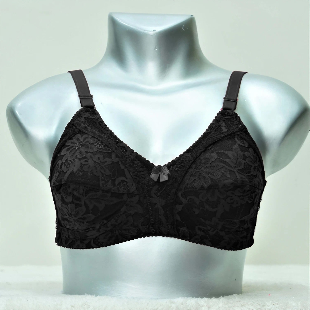 Net See through Non Wired Bra