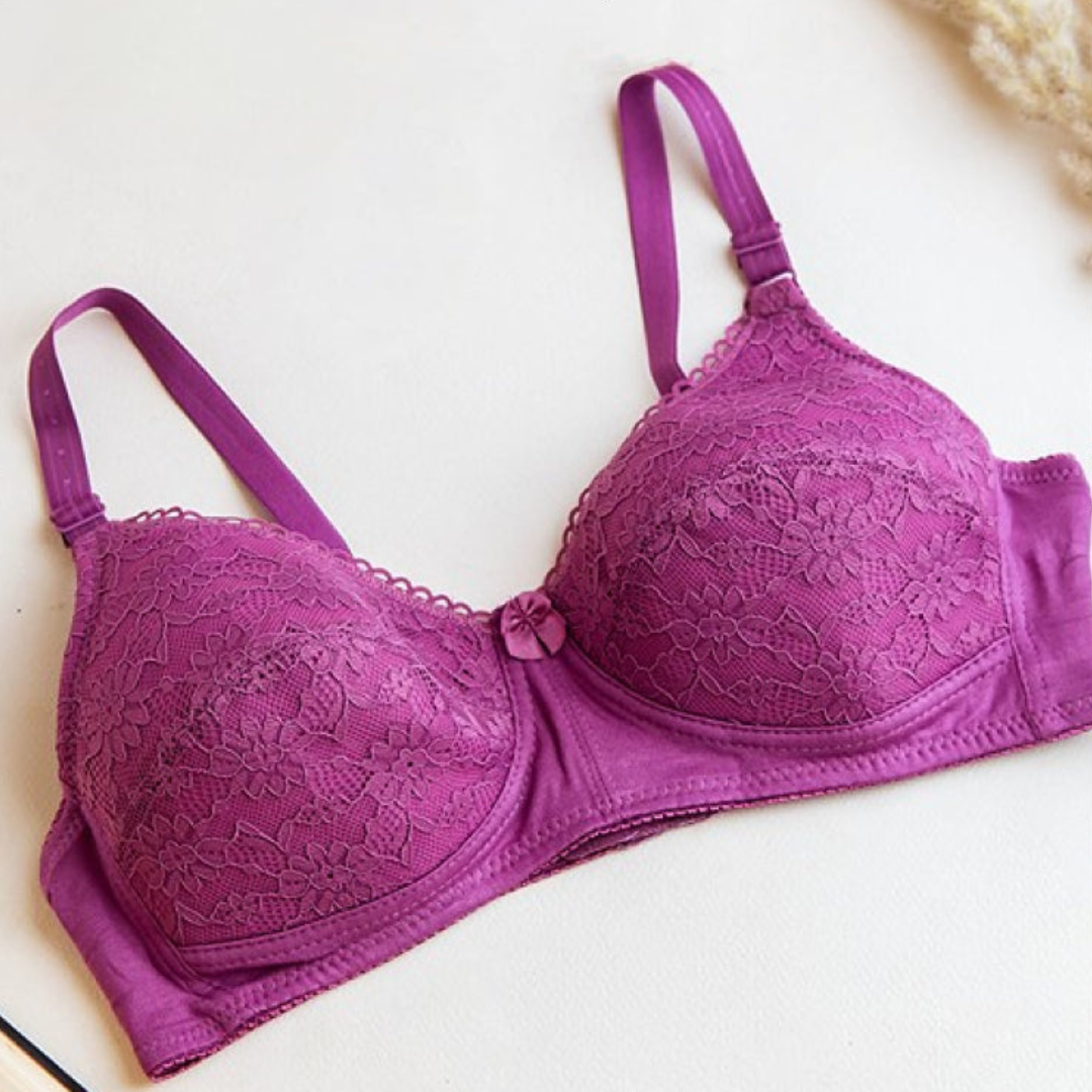 Soft Padding Wireless Nylon Bra