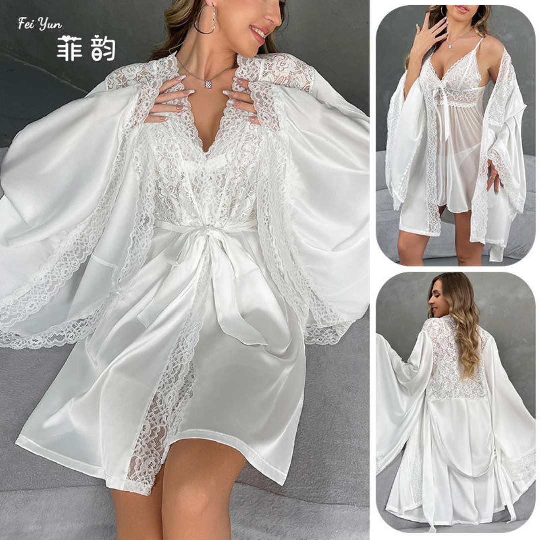 New Arrival Nightgown Robe Women's Premium Satin Sexy Nighty