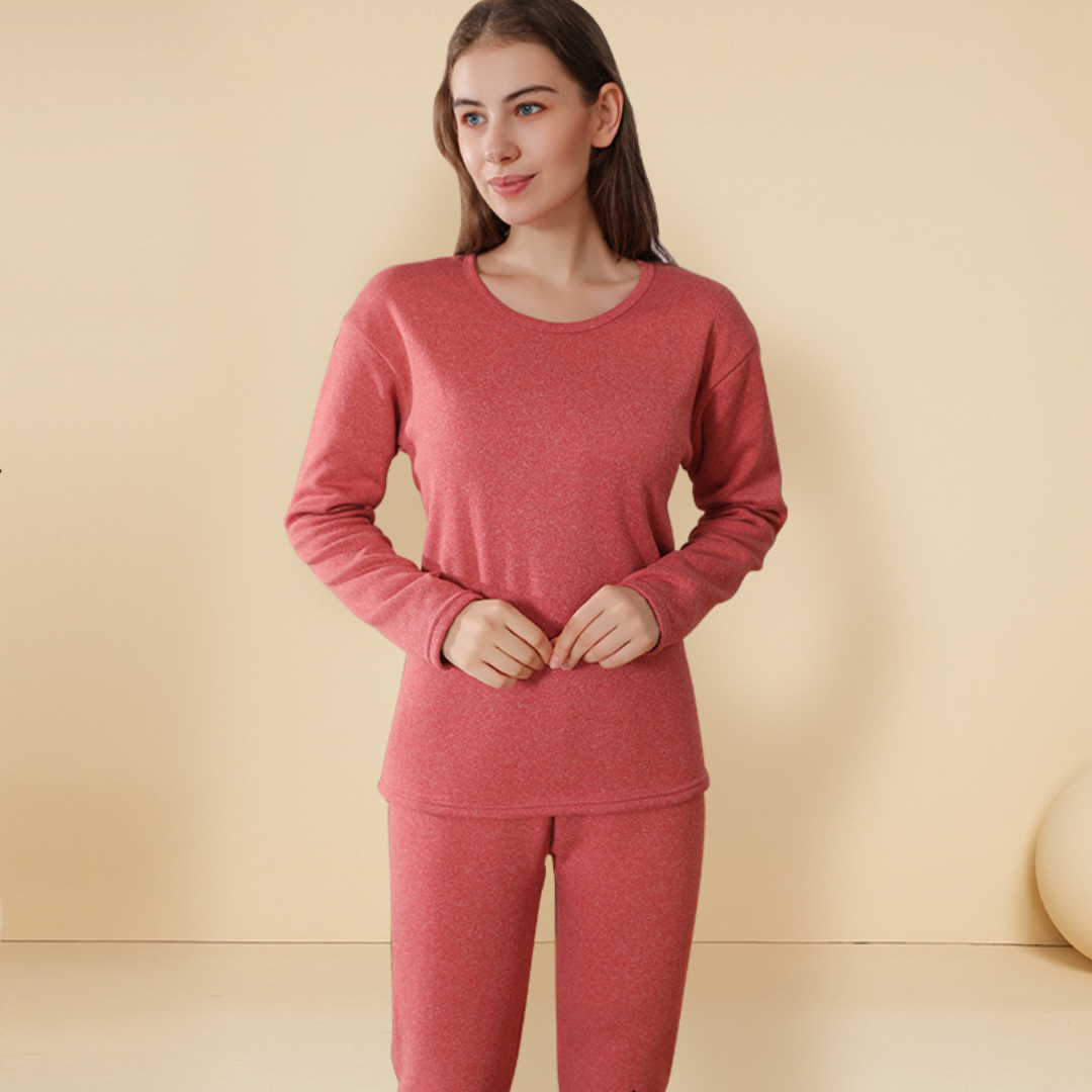 Ultra-SoftThermal Warm Fleece Pajama Suit