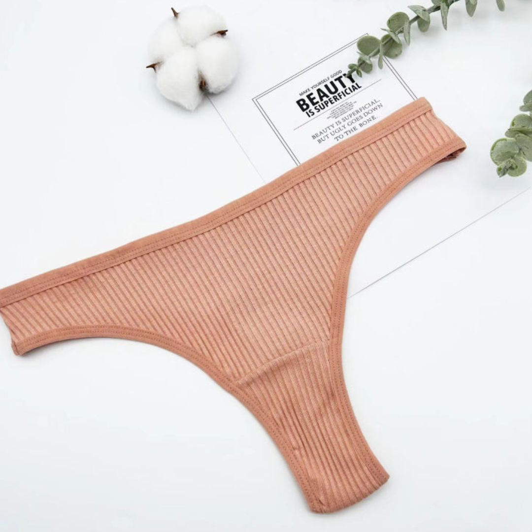 Pack of 2 Jersy Cotton Essential Thongs