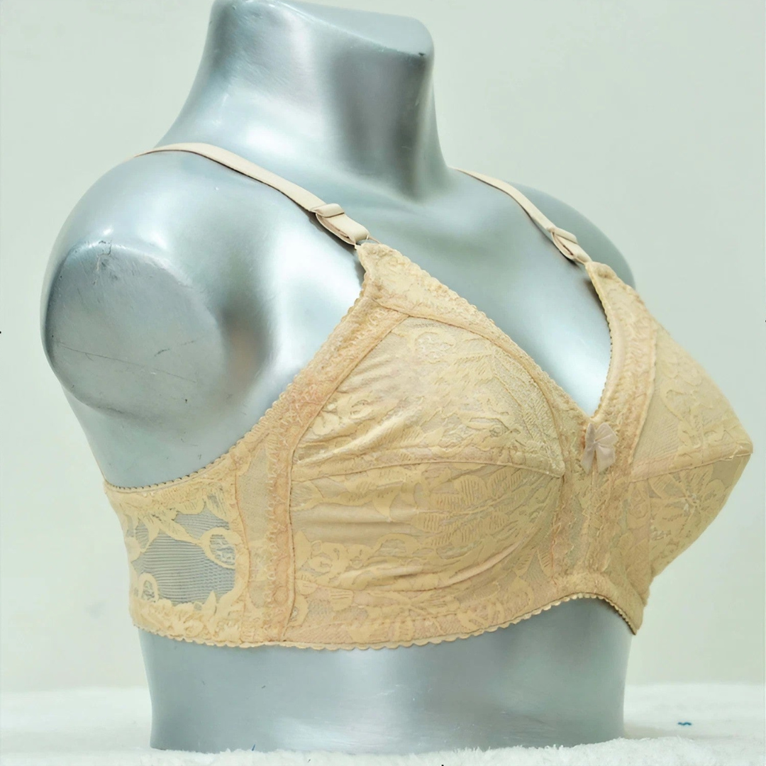 Net See through Non Wired Bra