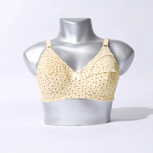 Women Comfortable Cotton Printed Bra