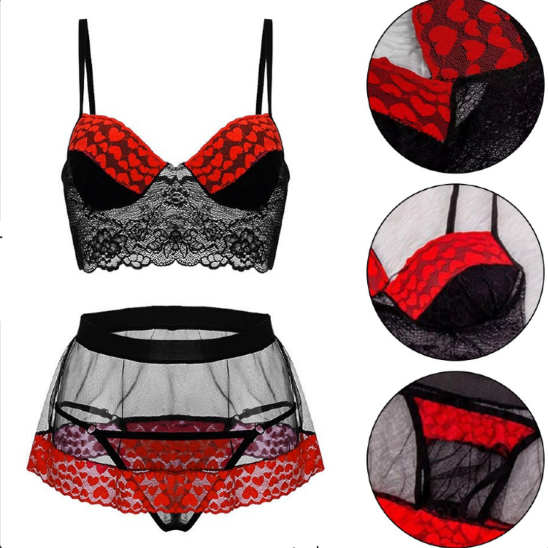 Timeless Allure Mesh Lingerie Set