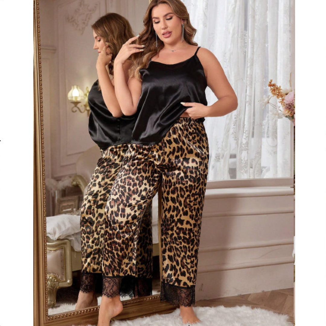 Urban Satin Silk Nightsuit in Trouser Style