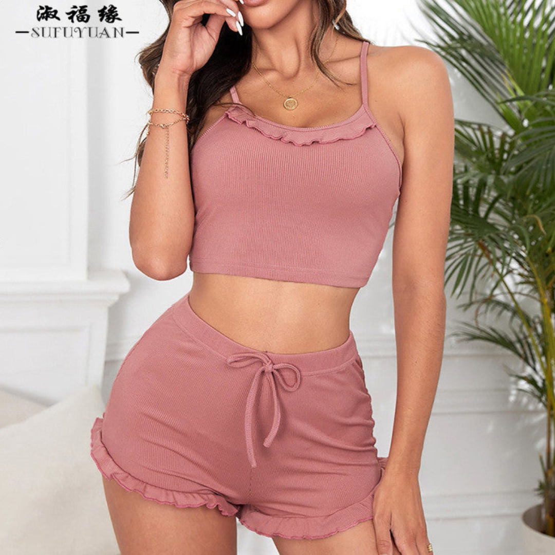 Snug Cotton Short Shirt Pajama Set