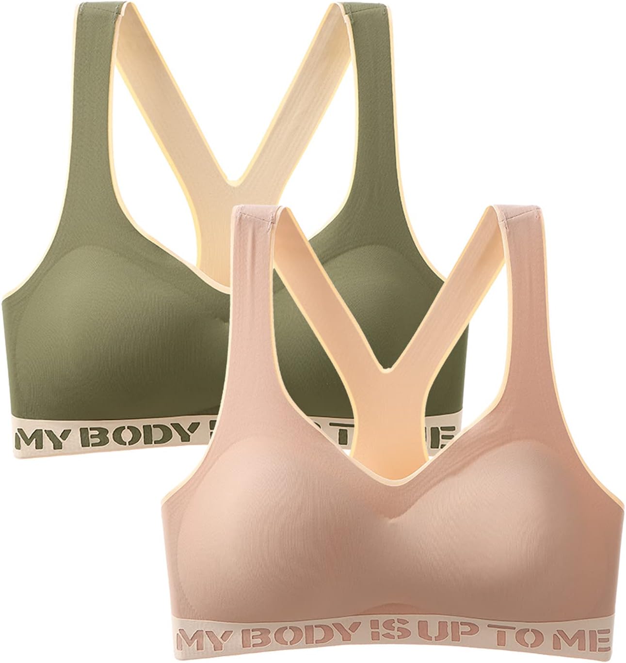 Ladies Seamless Wireless Sports Bra for Workout