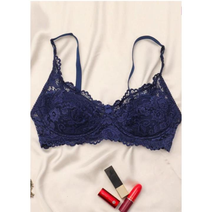 Lace Design Non-Padded Non-Wired Bra