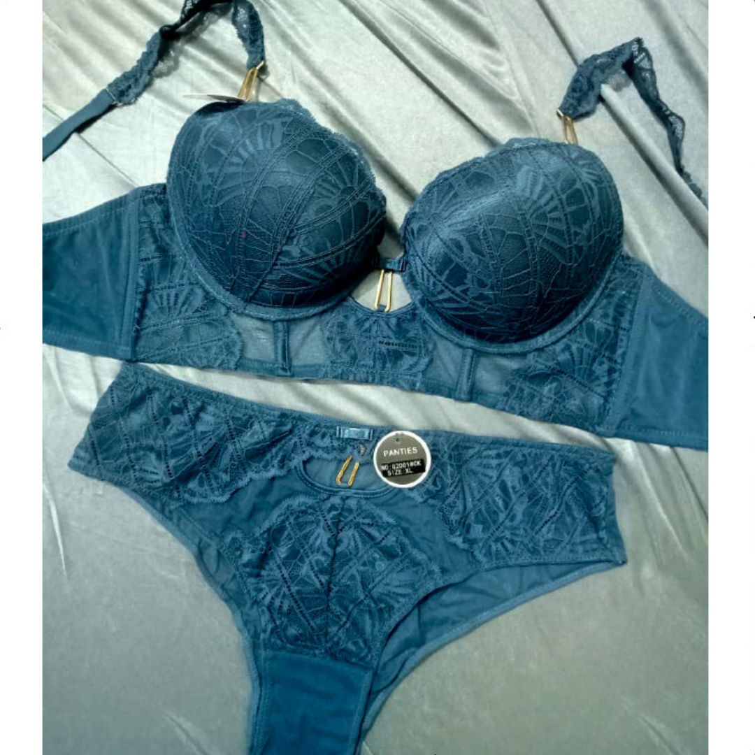 Luxe Sheer Net Seductive Bra Set