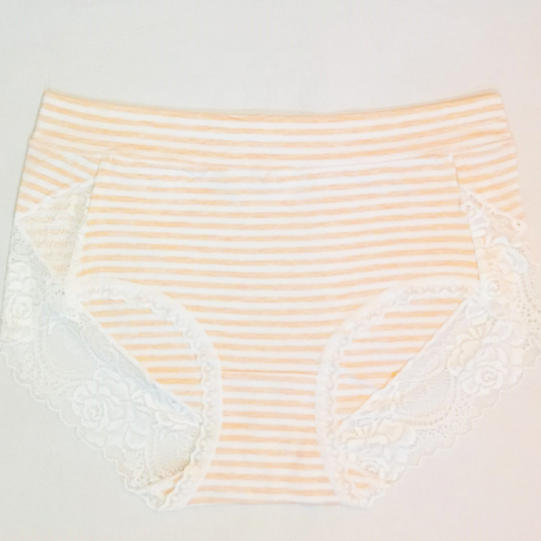Pack of 2 Ladies Trim Lace Design Cotton Comfy Panties