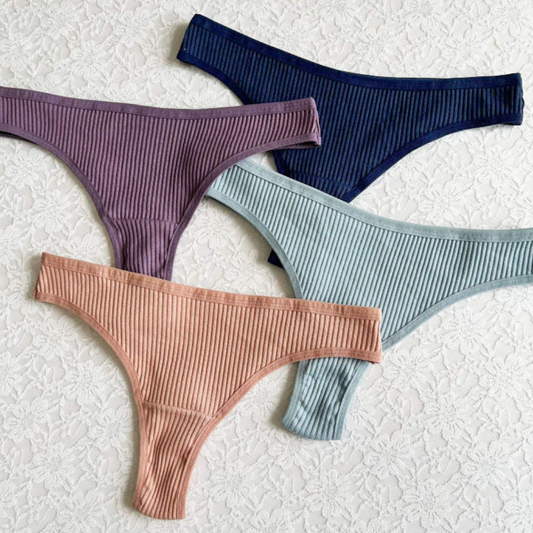 Pack of 2 Jersy Cotton Essential Thongs