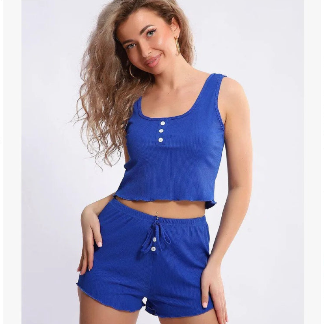 Relaxed Cotton Lounge & Sleep Set