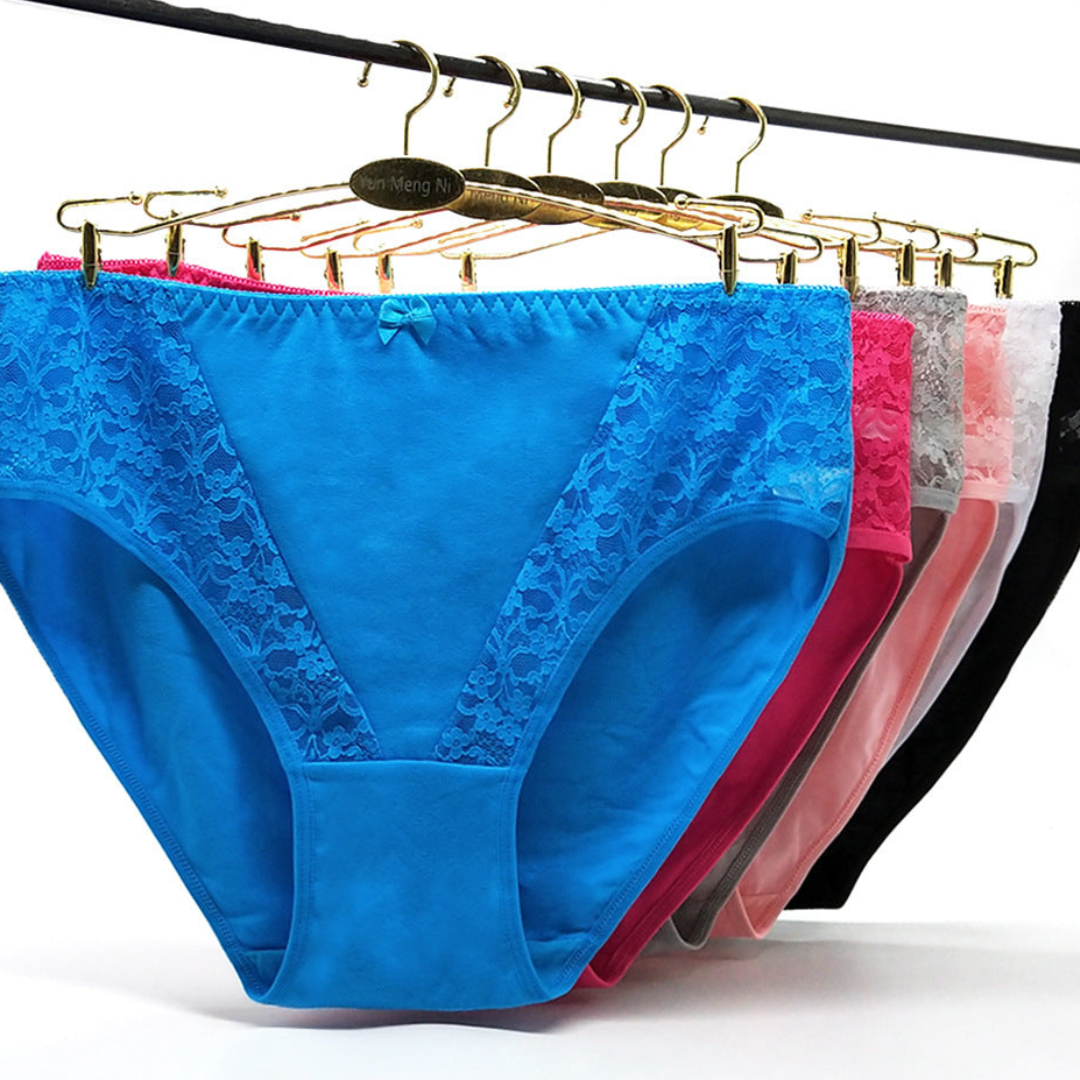 Pack of 2 Trim Lace Soft Jersy Underwear