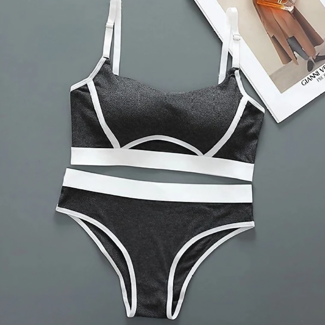 Soft Removable Padded Sports Bra Set