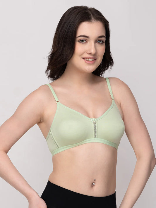 Non Padded Jersey Cotton Seamless Bra