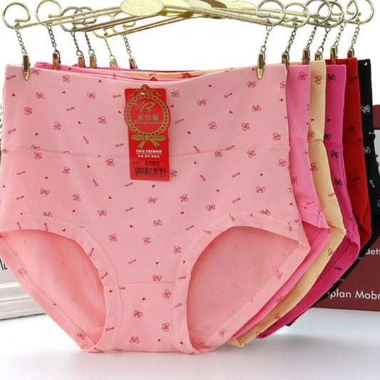 Pack of 2 High Waist Printed Full Coverage Panties