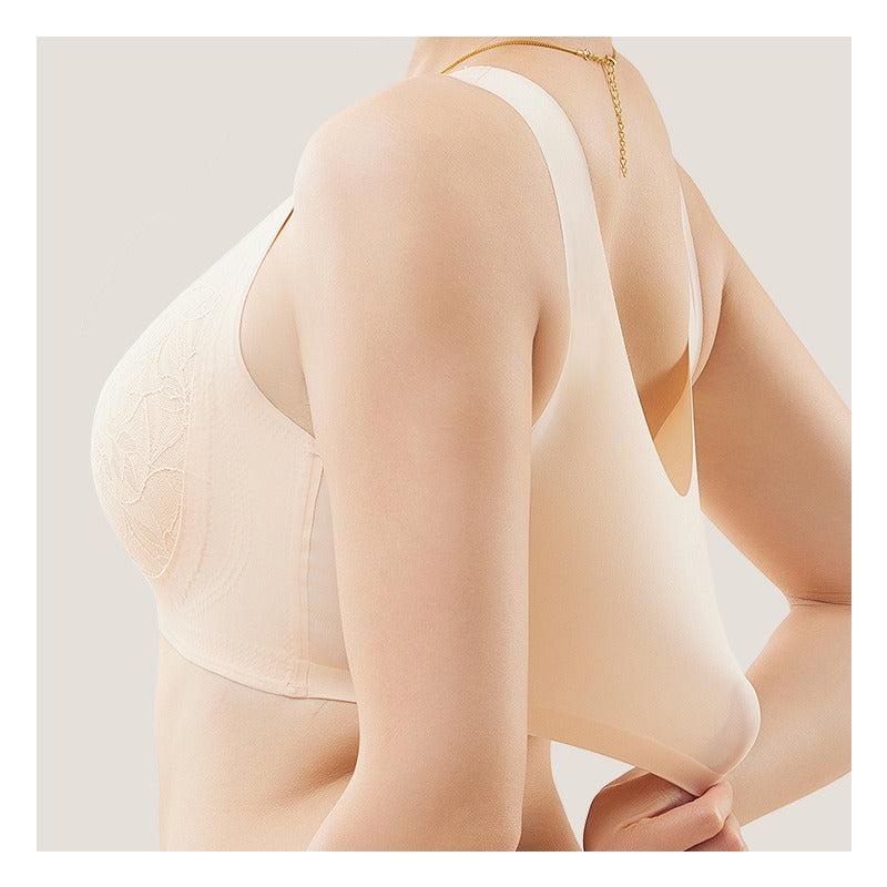 Thin Padded Floral Lace Design Wired Push-up Bra