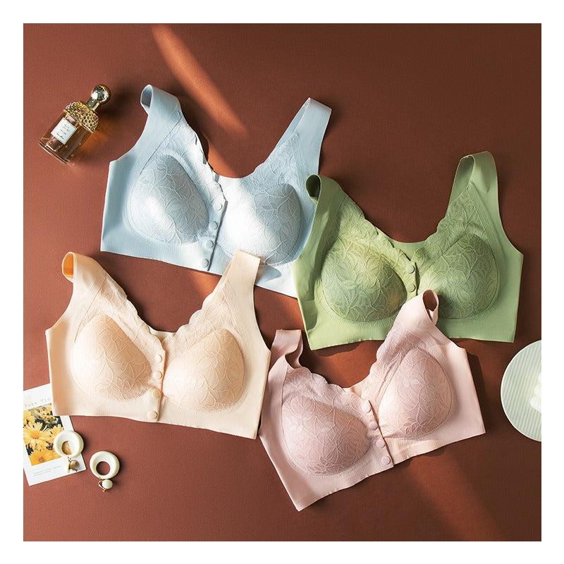 Thin Padded Floral Lace Design Wired Push-up Bra