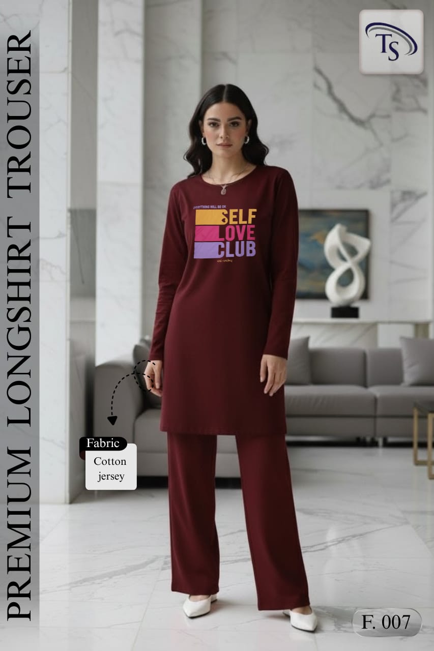 Self Love Club – Premium Long Shirt Trouser Set