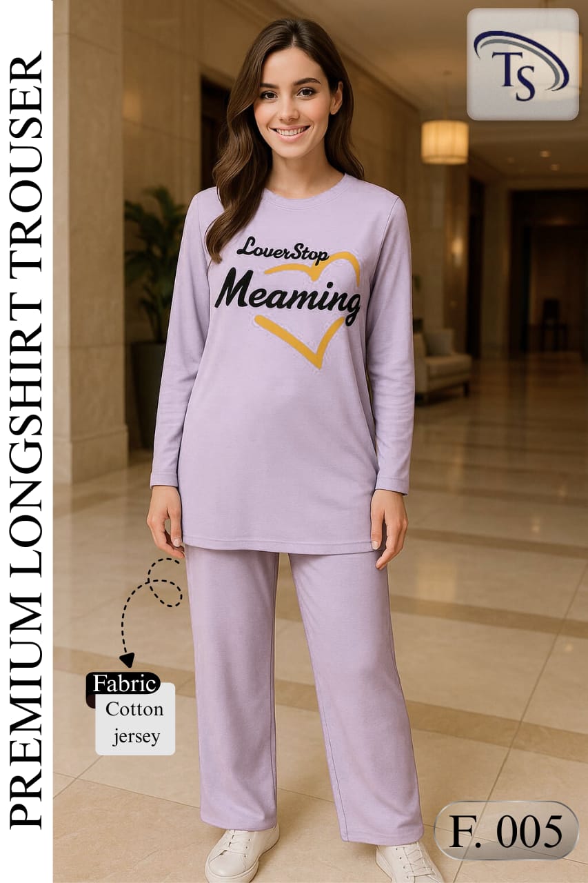 Lover Stop Meaming – Premium Trouser Shirt Set