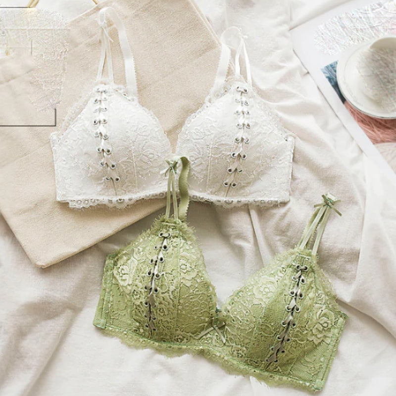 Push up Padded Lace Bra and Pantie Set