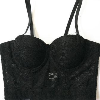 Thin Cups Wired Longlined Lace Bra
