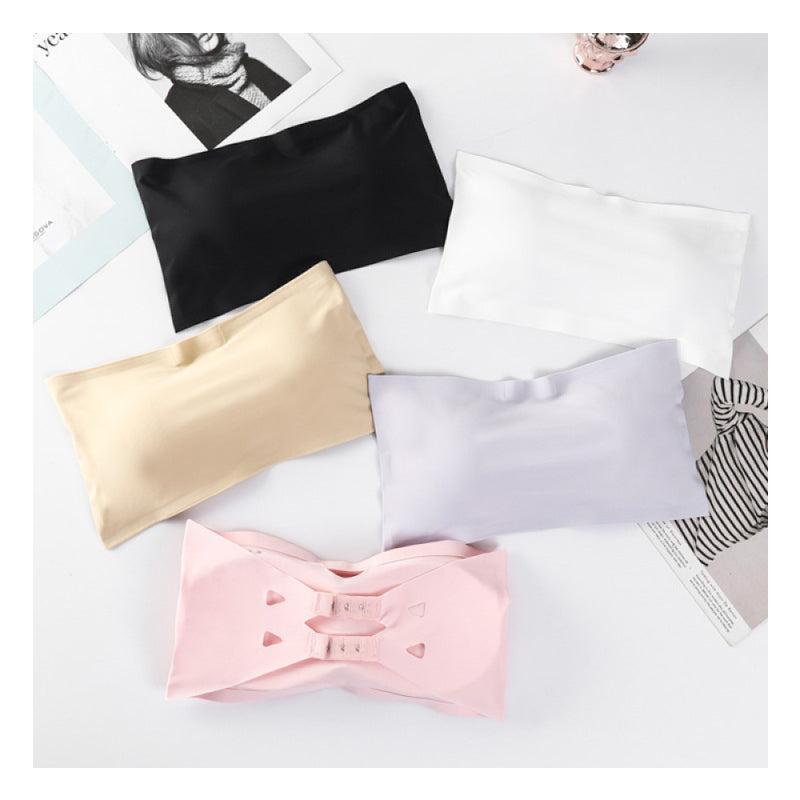 Ladies Thin Padded Soft Nylon Strapless Bra