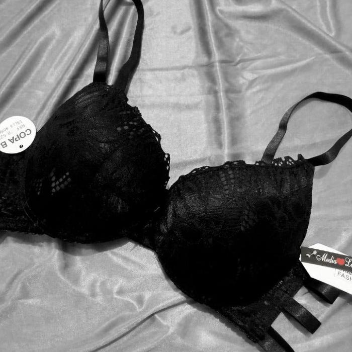 Gorgeous Allure Lace Trim Push-Up Bra