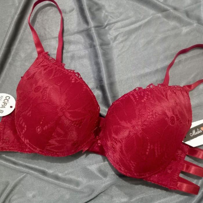 Gorgeous Allure Lace Trim Push-Up Bra