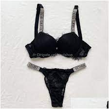 Soft Net Leather Push Up Bra Set